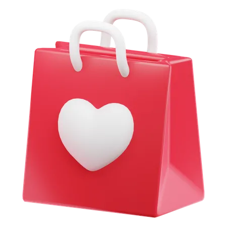 Compras de san valentin  3D Icon