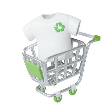 Compras ecológicas  3D Icon