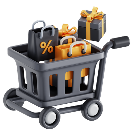 Recorrido de compras  3D Icon