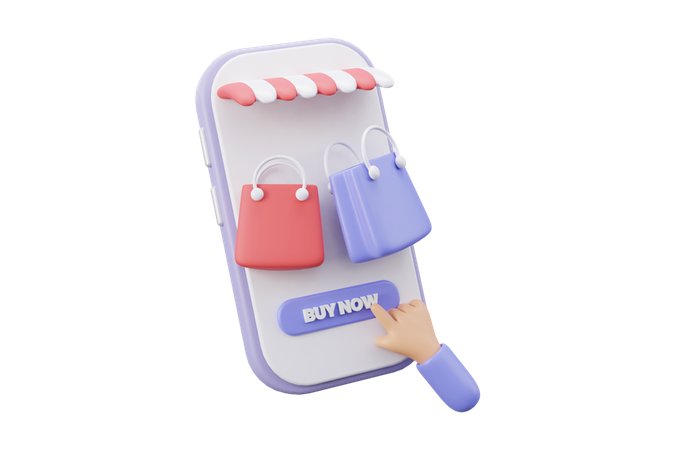 Compras on-line 01  3D Icon