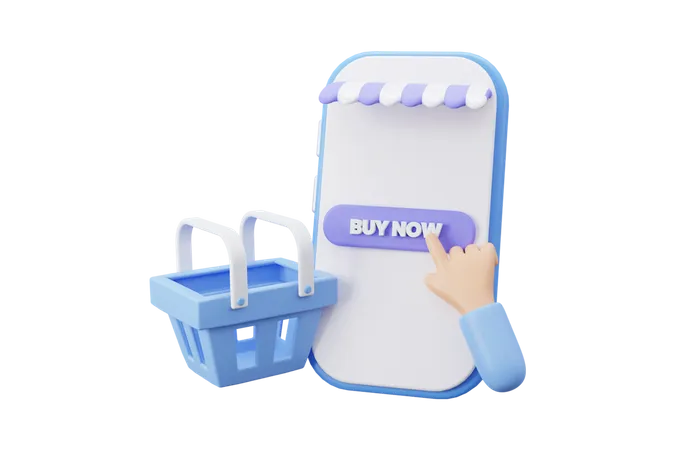 Compras on-line 04  3D Icon