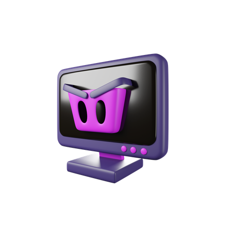 Compras online  3D Icon