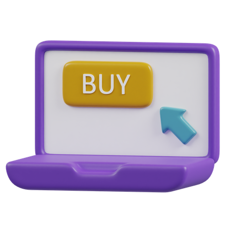 Compras online  3D Icon