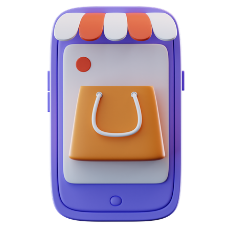 Compras online  3D Icon