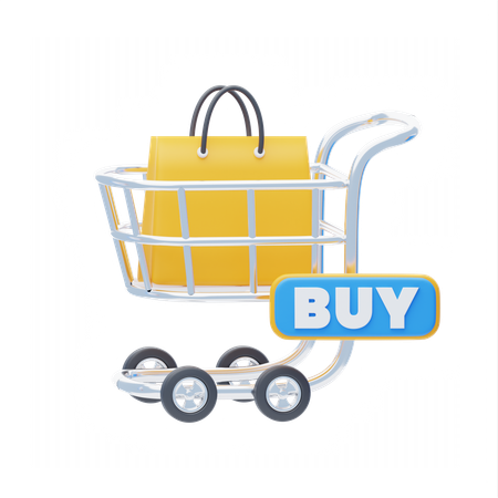 Compras online  3D Icon