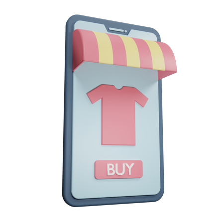 Compras online  3D Icon