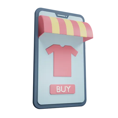 Compras online  3D Icon