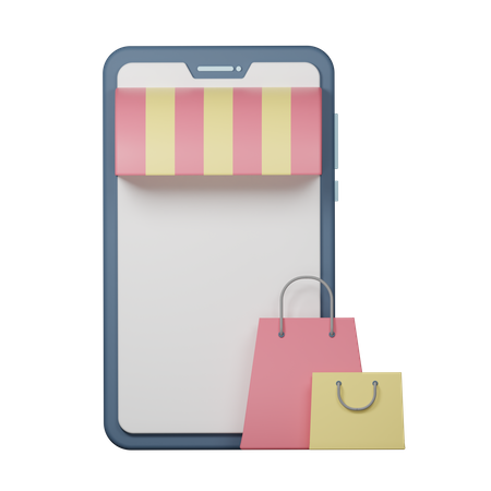 Compras online  3D Icon