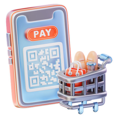 Pagamento de compras  3D Icon