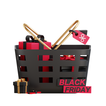 Compras del Viernes Negro  3D Icon