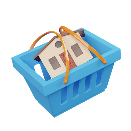 Comprar casa  3D Icon