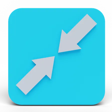 Compress  3D Icon