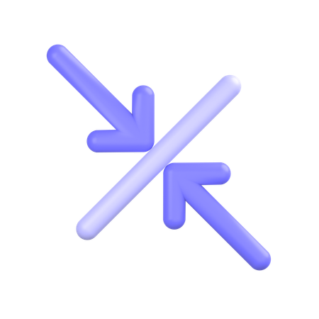 Compress-arrow  3D Icon