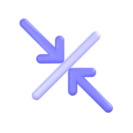 Compress-arrow  3D Icon