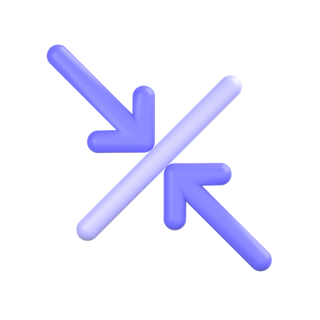 Compress-arrow  3D Icon