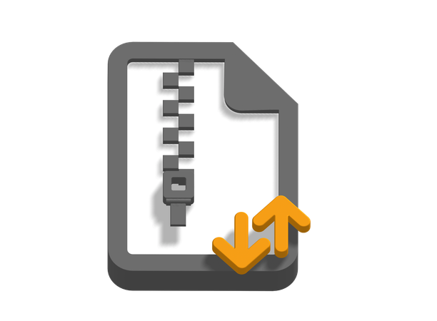 Compressed file  3D Icon