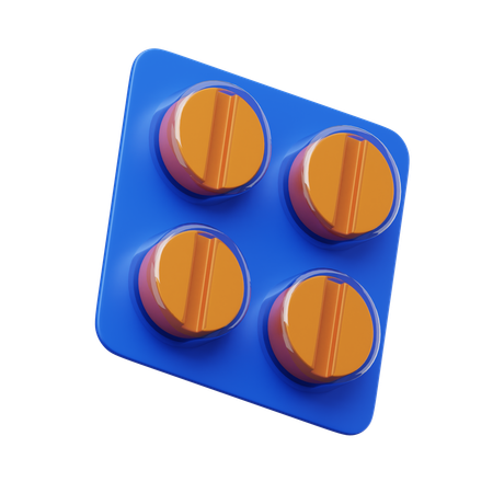 Comprimido  3D Icon