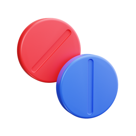 Pílulas  3D Icon