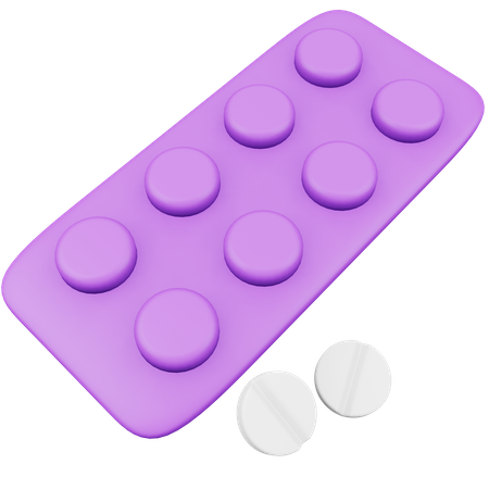 Bolha de comprimidos  3D Icon