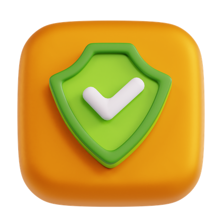 Control de seguridad  3D Icon