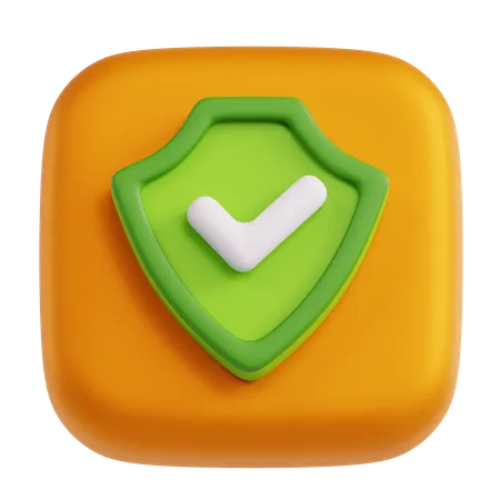 Control de seguridad  3D Icon