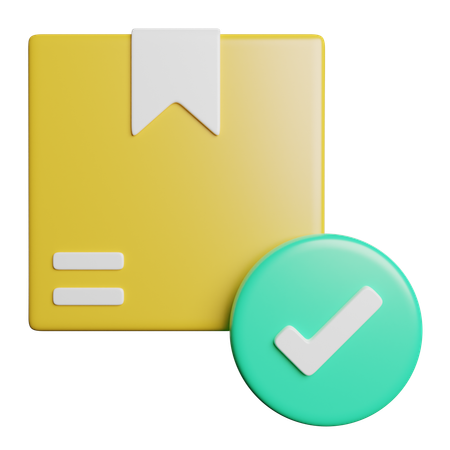 Comprobar la casilla de entrega  3D Icon