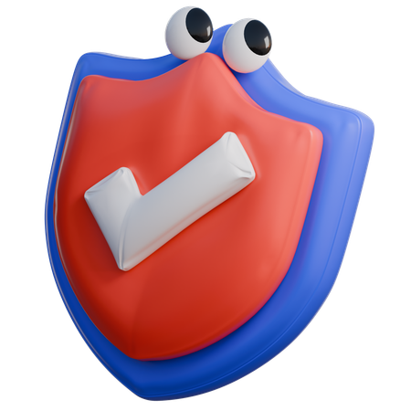 Comprobar seguridad  3D Icon