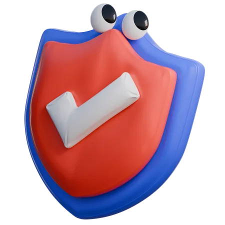 Comprobar seguridad  3D Icon