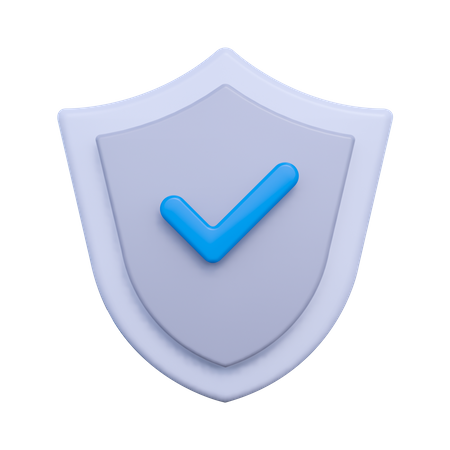 Comprobar seguridad  3D Icon