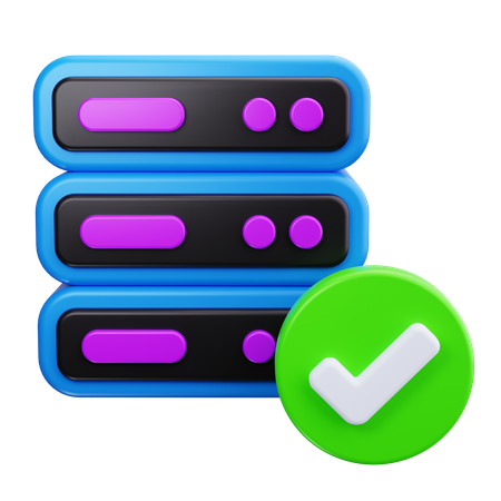 Comprobar servidor  3D Icon