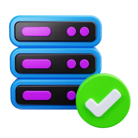 Comprobar servidor  3D Icon