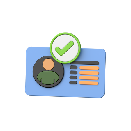 Comprobar solicitante  3D Icon