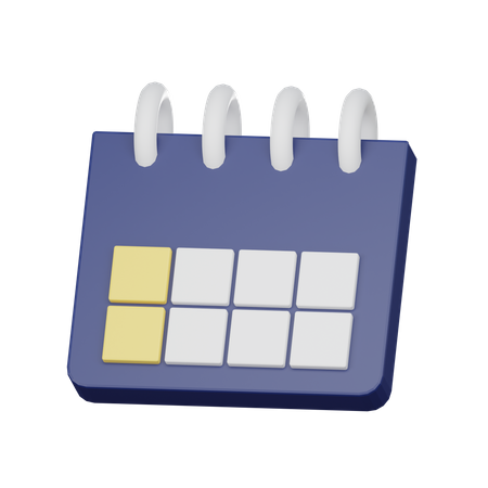 Compromisso do calendário  3D Icon