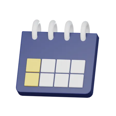 Compromisso do calendário  3D Icon