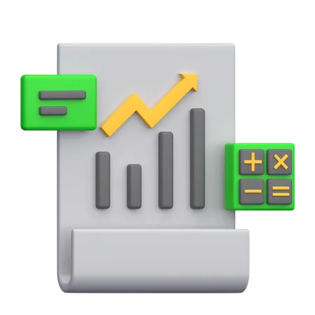 Comptabilité  3D Icon