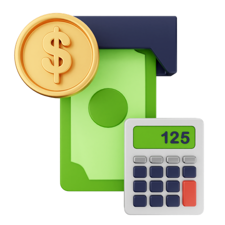 Comptabilité et Finance  3D Icon