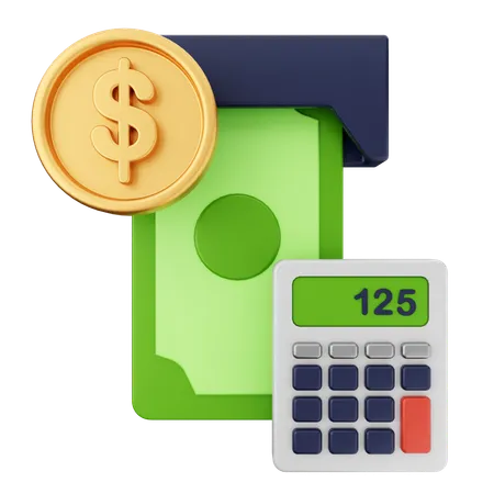 Comptabilité et Finance  3D Icon