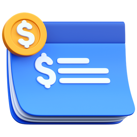 Compte bancaire  3D Icon