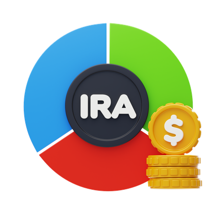 Compte de retraite individuel  3D Icon