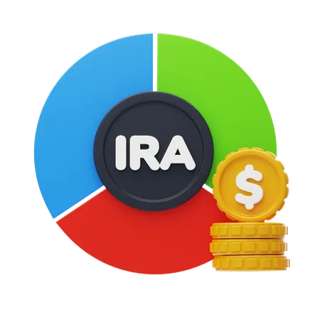 Compte de retraite individuel  3D Icon