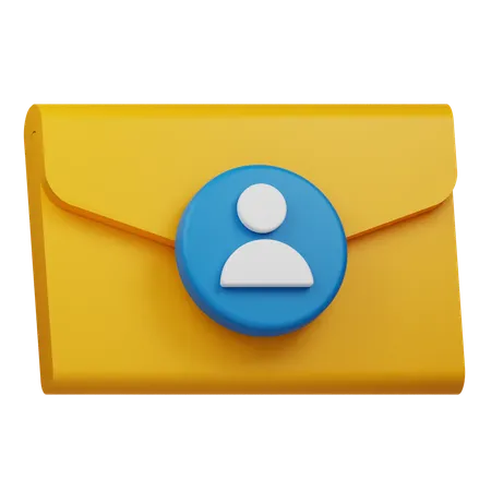 Compte email  3D Icon