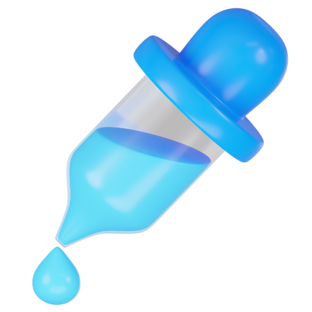 Compte-gouttes de couleur  3D Icon