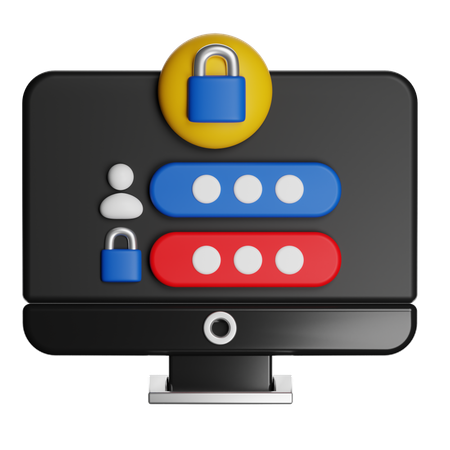 Compte privé  3D Icon