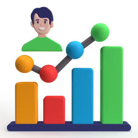 Statistiques du compte  3D Icon