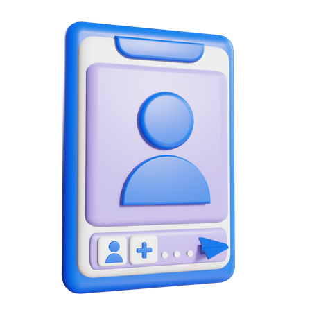 Compte d'utilisateur  3D Illustration