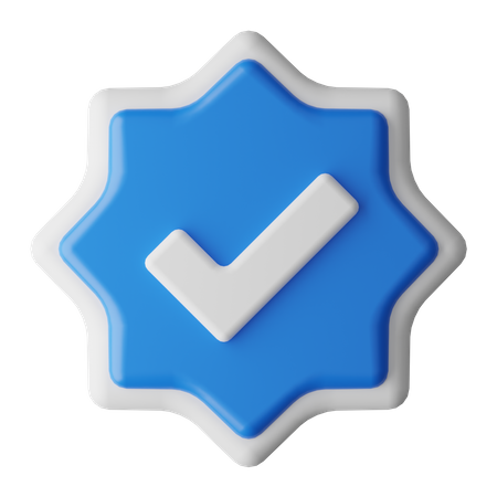 Compte vérifié  3D Icon