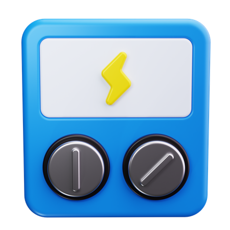 Compteur d'énergie  3D Icon