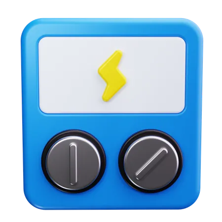 Compteur d'énergie  3D Icon