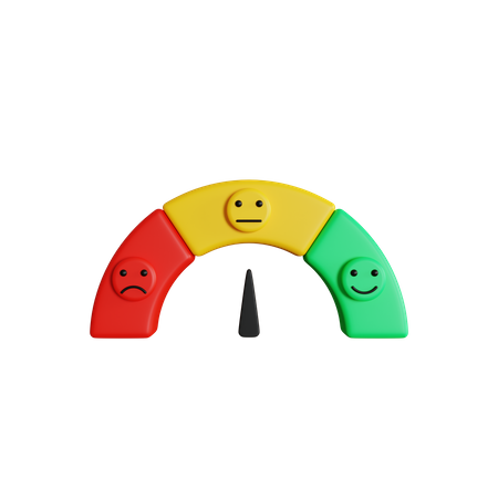 Compteur de rétroaction  3D Icon