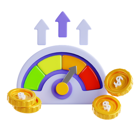 Compteur de vitesse  3D Icon